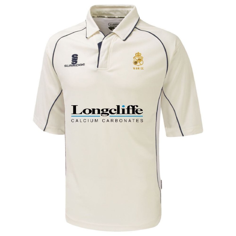 Wirksworth and Middleton CC - Premier 3/4 sleeved playing shirt