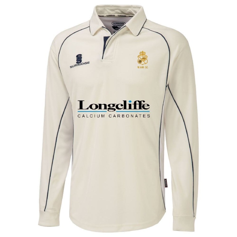 Wirksworth and Middleton CC - Premier long sleeved playing shirt